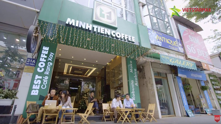 Chỉnh sửa phim doanh nghiệp Cafe minh Tiến