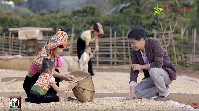 Hình ảnh phim doanh nghiệp Cafe Minh Tiến