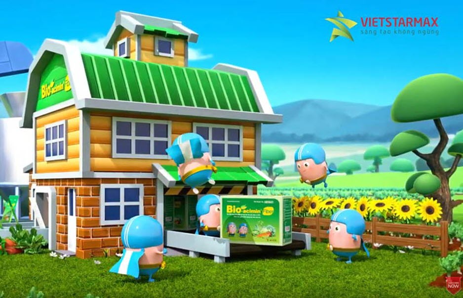 Sản xuất phim 3D chuyên nghiệp trong quảng cáo