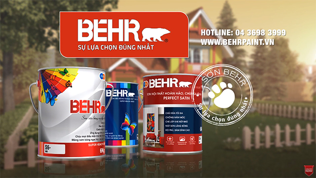 TVc quảng cáo sơn Behr